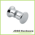 Bathoom Brass Glass Door Pull Chrome boutons (DKB05)